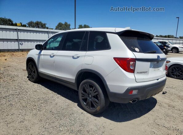 5FNYF8H28MB016198 2021 HONDA PASSPORT White Trasero izquierdo