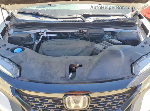 5FNYF8H28MB016198 2021 HONDA PASSPORT White Vista del compartimento del motor