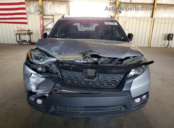 5FNYF8H50KB015635 2019 HONDA PASSPORT Silver Widok z przodu