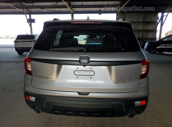 5FNYF8H50KB015635 2019 HONDA PASSPORT Silver Widok z tyłu