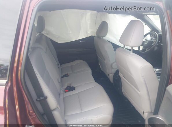 5FNYF8H50MB012589 2021 HONDA PASSPORT Burgundy VIN კოდის სტიკერის ხედი