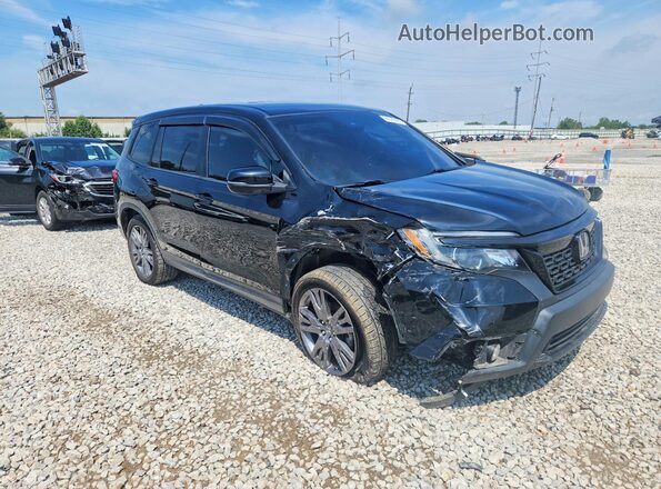 5FNYF8H51LB005472 2020 HONDA PASSPORT Black Delantero derecho