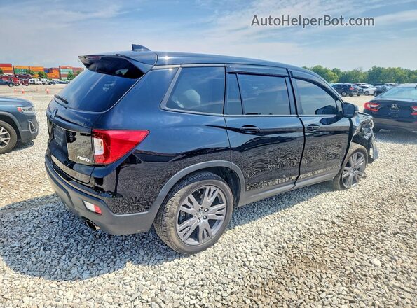 5FNYF8H51LB005472 2020 HONDA PASSPORT Black Trasero derecho