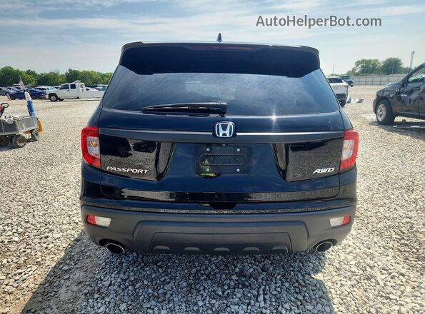 5FNYF8H51LB005472 2020 HONDA PASSPORT Black Vista trasera