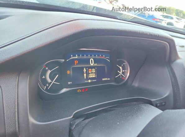 5FNYF8H51PB040759 2023 HONDA PASSPORT Black ხელსაწყოთა პანელის ხედი