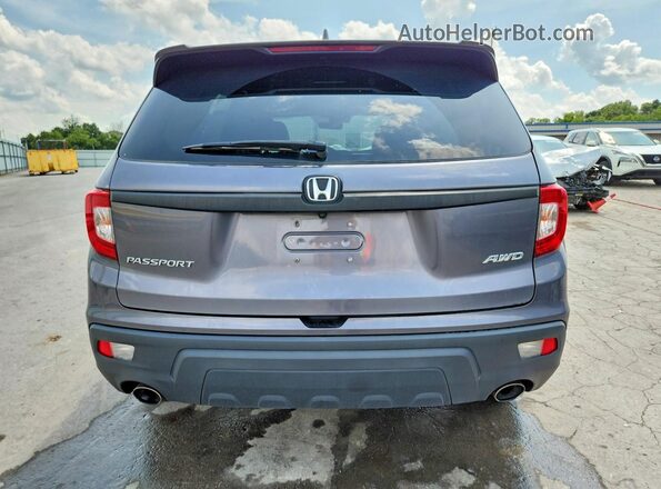 5FNYF8H52MB001142 2021 HONDA PASSPORT Gray Հետևի տեսք