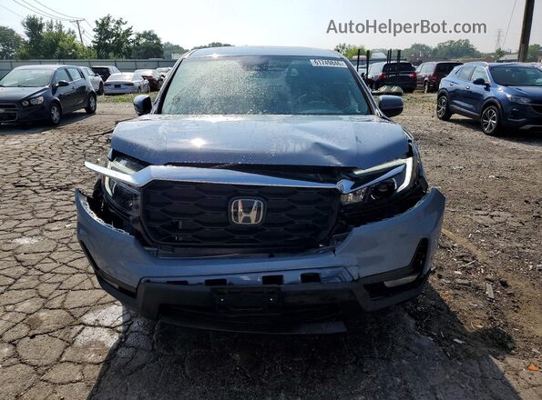 5FNYF8H52NB030271 2022 HONDA PASSPORT Blue წინა ხედი