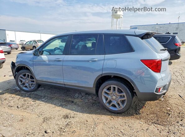 5FNYF8H52NB030271 2022 HONDA PASSPORT Blue უკანა მარცხენა