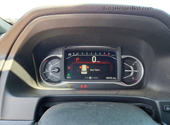 5FNYF8H52PB032671 2023 HONDA PASSPORT Silver ხელსაწყოთა პანელის ხედი