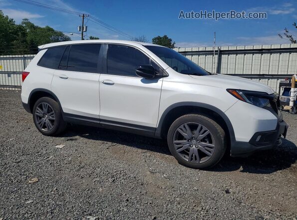 5FNYF8H53MB020492 2021 HONDA PASSPORT White Delantero derecho