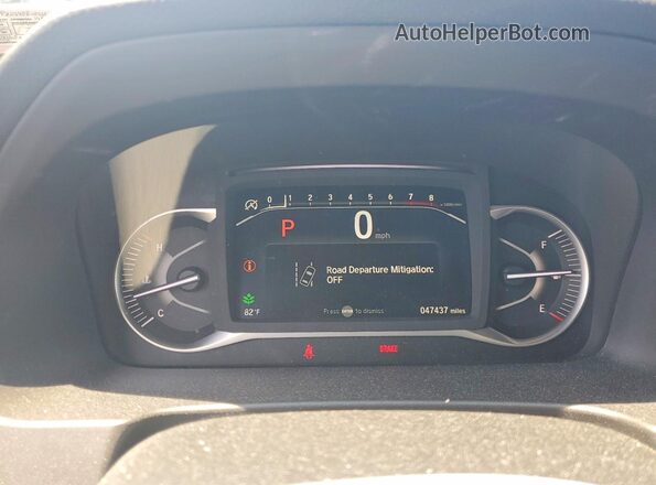 5FNYF8H54PB024152 2023 HONDA PASSPORT White ხელსაწყოთა პანელის ხედი