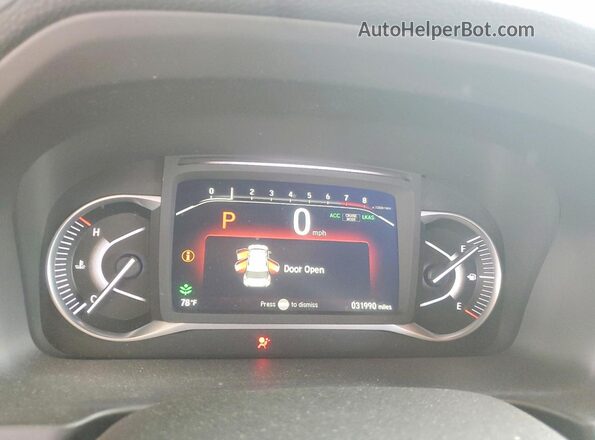 5FNYF8H54SB012625 2025 HONDA PASSPORT Gray Instrument cluster view