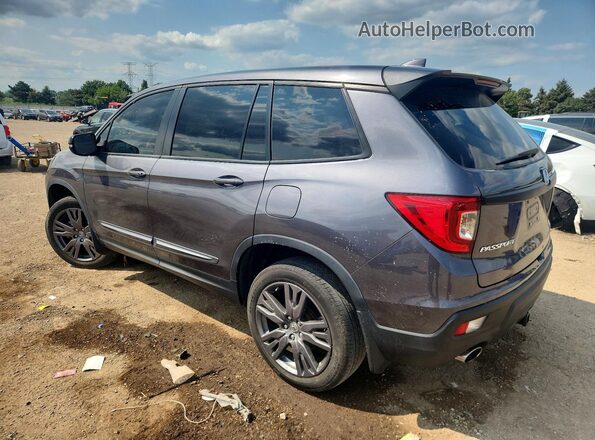 5FNYF8H55MB038394 2021 HONDA PASSPORT Gray Задня ліва чверть