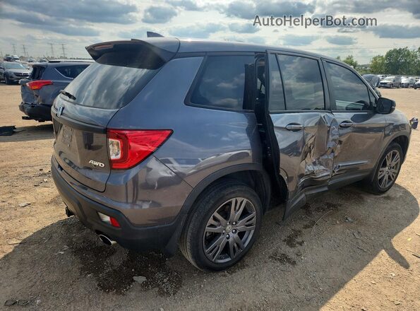 5FNYF8H55MB038394 2021 HONDA PASSPORT Gray Задня права чверть