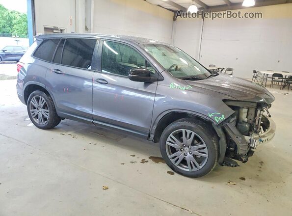 5FNYF8H56KB016322 2019 HONDA PASSPORT Угольный Передняя правая четверть