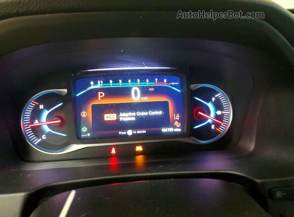 5FNYF8H56KB016322 2019 HONDA PASSPORT Угольный Вид щитка приборов