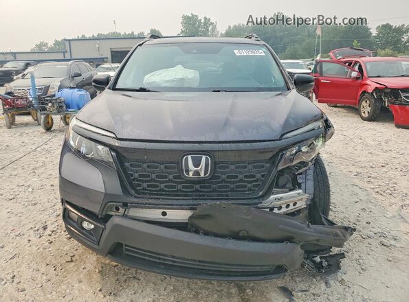 5FNYF8H56KB030494 2019 HONDA PASSPORT Blue წინა ხედი