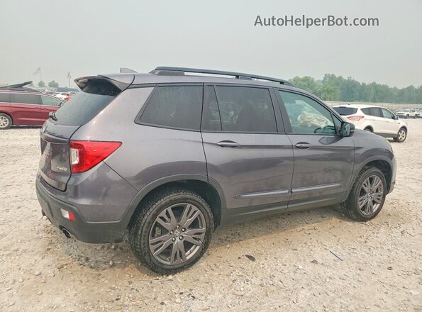 5FNYF8H56KB030494 2019 HONDA PASSPORT Blue უკანა მარჯვენა