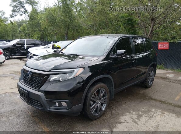5FNYF8H56MB031034 2021 HONDA PASSPORT Black Front view