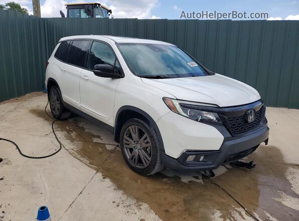 5FNYF8H56MB035181 2021 HONDA PASSPORT White Передня права чверть