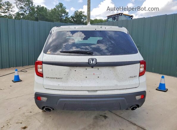 5FNYF8H56MB035181 2021 HONDA PASSPORT White Вид ззаду