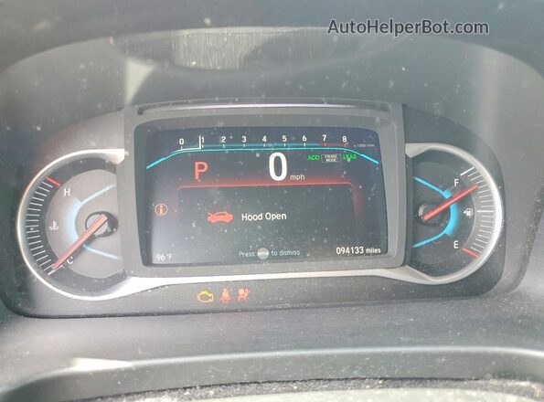 5FNYF8H56MB035181 2021 HONDA PASSPORT White Вид щитка приладів