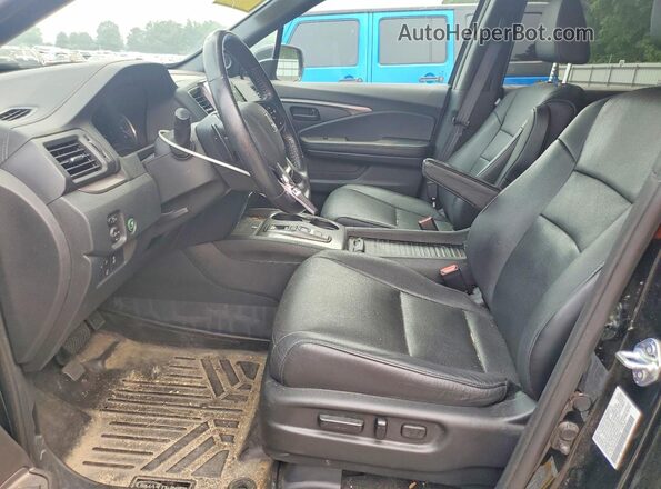 5FNYF8H56PB039946 2023 HONDA PASSPORT Black Widok wnętrza z przodu