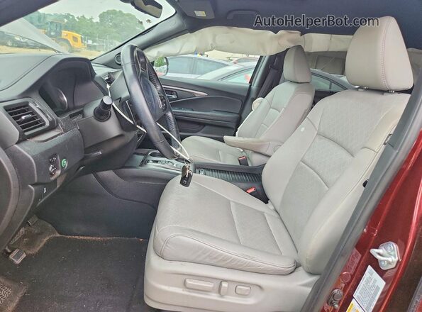 5FNYF8H57MB016879 2021 HONDA PASSPORT Burgundy Вид салону спереду
