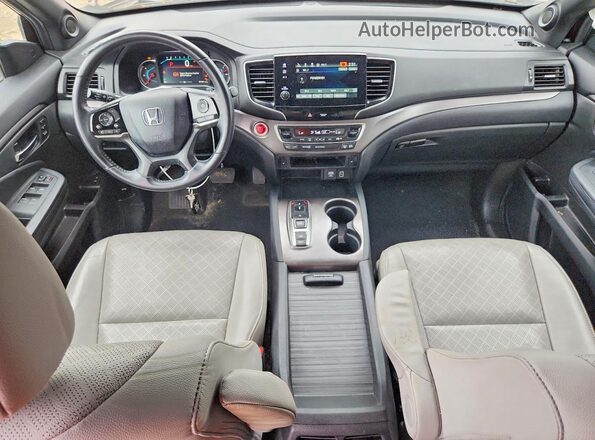 5FNYF8H57MB016879 2021 HONDA PASSPORT Burgundy Вид панелі приладів