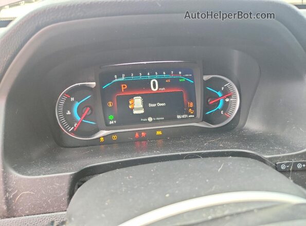 5FNYF8H57MB016879 2021 HONDA PASSPORT Burgundy Вид щитка приладів