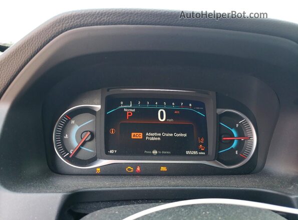 5FNYF8H57MB032449 2021 HONDA PASSPORT Серебряный Вид щитка приборов