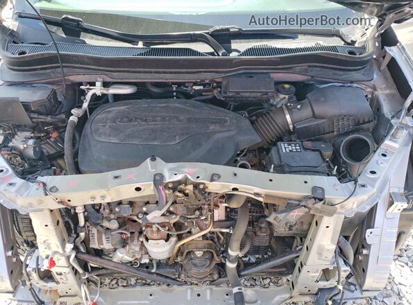 5FNYF8H57MB032449 2021 HONDA PASSPORT Серебряный Вид подкапотного пространства