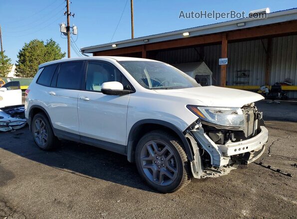 5FNYF8H57PB033606 2023 HONDA PASSPORT White Delantero derecho