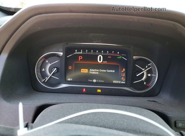 5FNYF8H57PB033606 2023 HONDA PASSPORT White Vista del cuadro de instrumentos