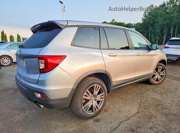 5FNYF8H58LB011298 2020 HONDA PASSPORT Silver Trasero derecho