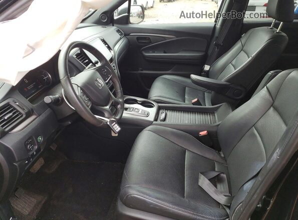 5FNYF8H58PB043111 2023 HONDA PASSPORT Black Widok wnętrza z przodu