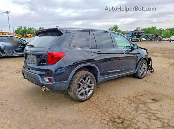 5FNYF8H58PB043111 2023 HONDA PASSPORT Black Tył prawy