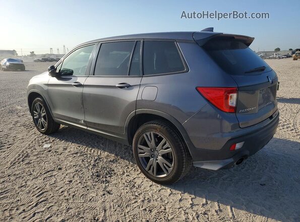 5FNYF8H59LB016154 2020 HONDA PASSPORT Gray Задня ліва чверть