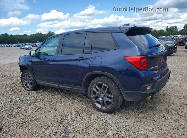 5FNYF8H5XPB043532 2023 HONDA PASSPORT Синий Задняя левая четверть