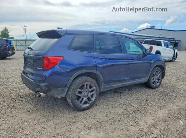 5FNYF8H5XPB043532 2023 HONDA PASSPORT Синий Задняя правая четверть