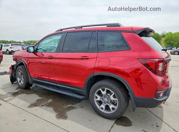 5FNYF8H60PB036436 2023 HONDA PASSPORT Red Задня ліва чверть