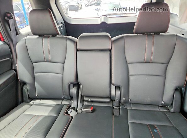 5FNYF8H60PB036436 2023 HONDA PASSPORT Red Вид задніх сидінь