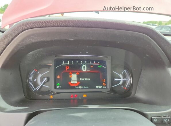 5FNYF8H60PB036436 2023 HONDA PASSPORT Red Вид щитка приладів