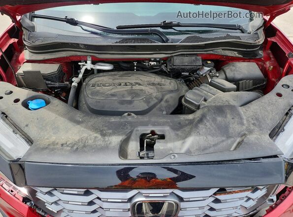 5FNYF8H60PB036436 2023 HONDA PASSPORT Red Вид підкапотного простору