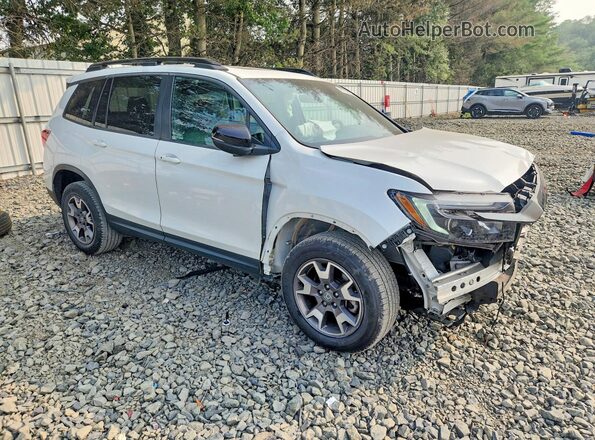 5FNYF8H62NB007808 2022 HONDA PASSPORT White Delantero derecho