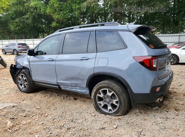 5FNYF8H62NB024771 2022 HONDA PASSPORT Blue Trasero izquierdo