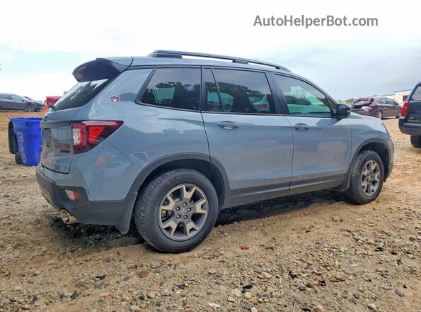 5FNYF8H62NB024771 2022 HONDA PASSPORT Blue Trasero derecho