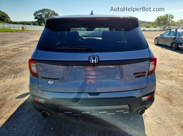5FNYF8H64NB002206 2022 HONDA PASSPORT Gray Widok z tyłu