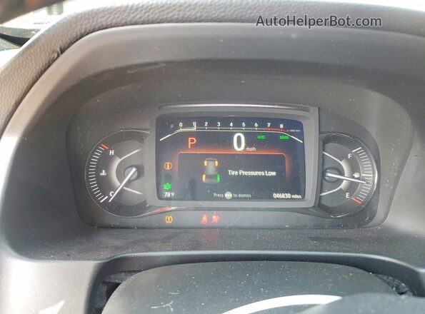 5FNYF8H65NB014008 2022 HONDA PASSPORT Black Вид щитка приладів