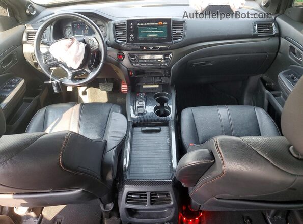 5FNYF8H65NB014008 2022 HONDA PASSPORT Black Вид панелі приладів
